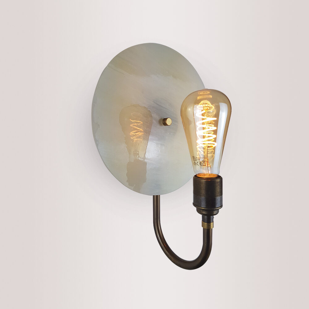 Decorative Floral Brass Wall Light (Frame Only) - E2 Contract Lighting