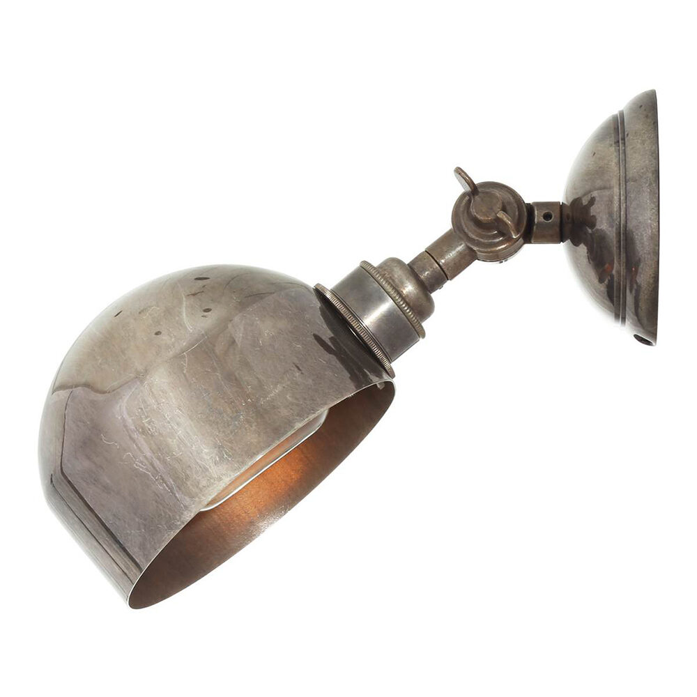 Industrial Antique Brass Dish Table Lamp Lighting