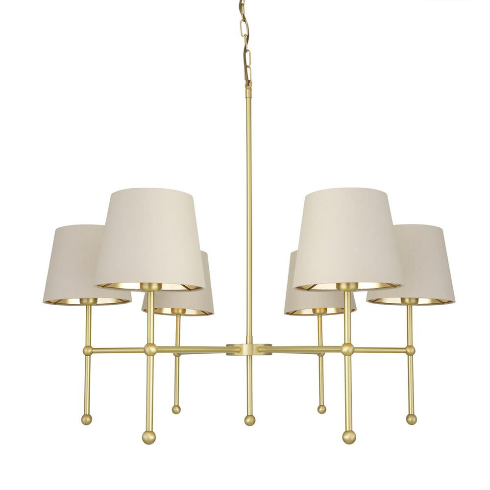 10 Light Polished Brass Table Lamp Table & Floor