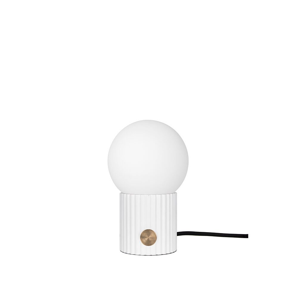 Opal Globe Grey Table Lamp Large Table & Floor