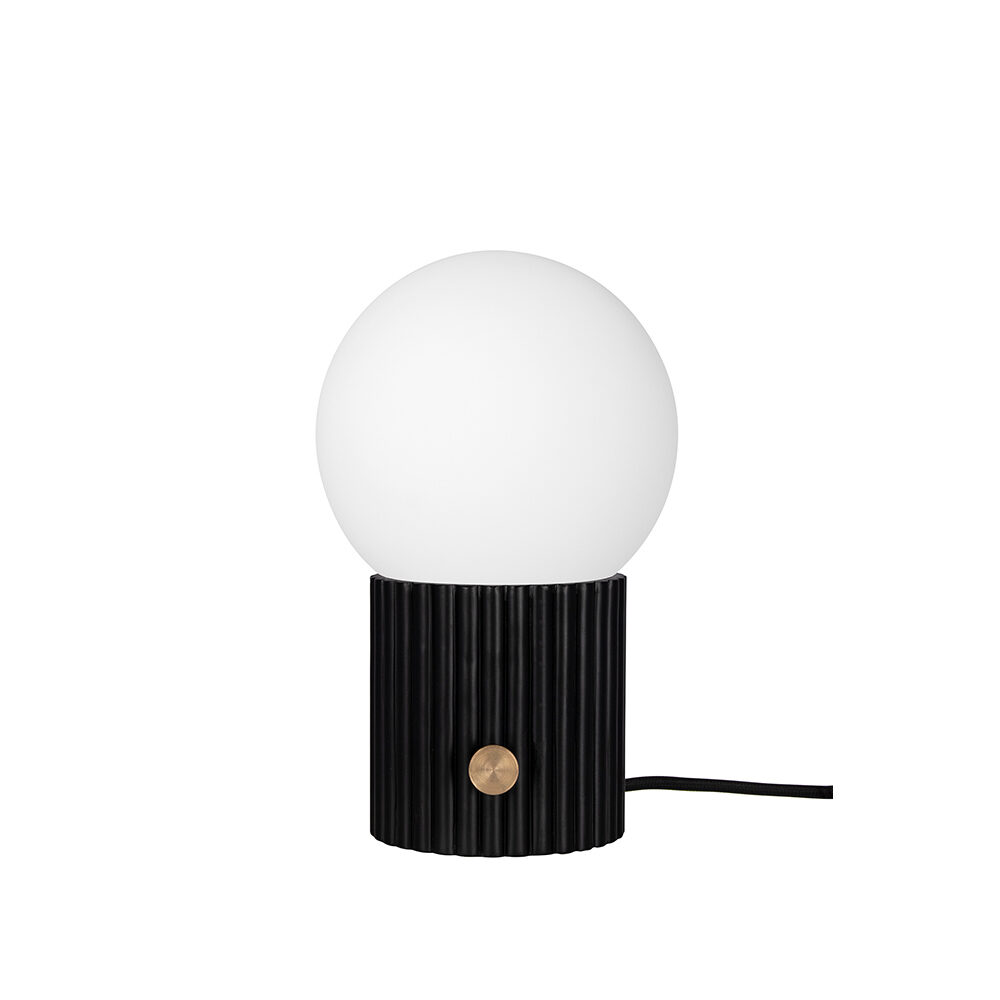 Opal Globe Grey Table Lamp Large Table & Floor