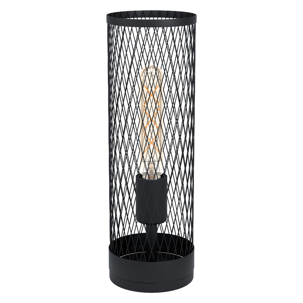 Matt Black Cage Wall Light Lighting