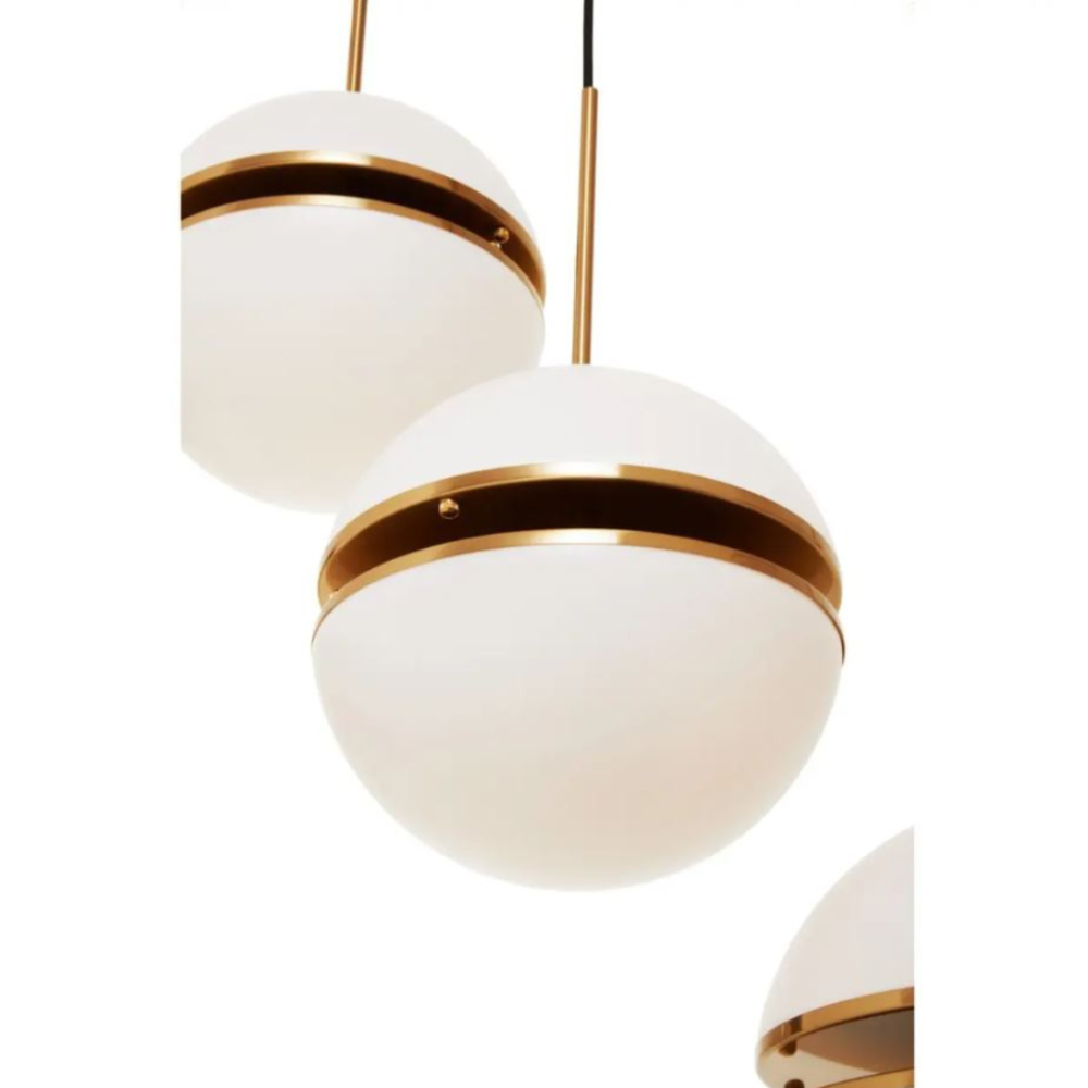 Five Light Split Globe Pendant Ceiling