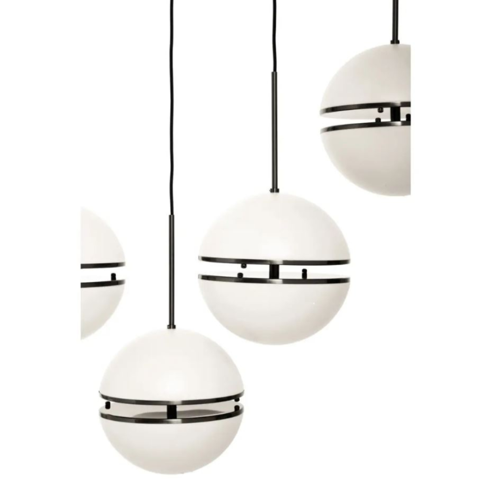 Five Light Split Globe Pendant Ceiling