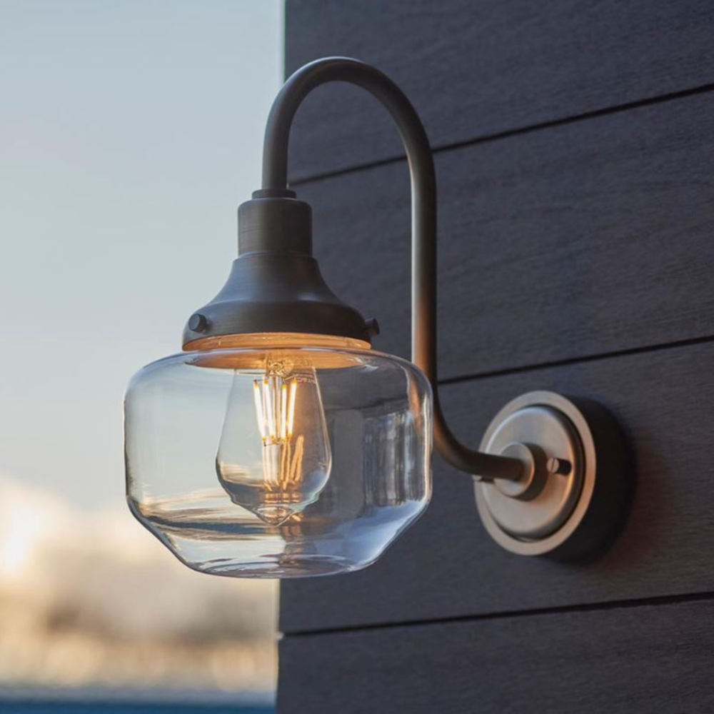 Swan Neck Exterior Wall Light Lighting