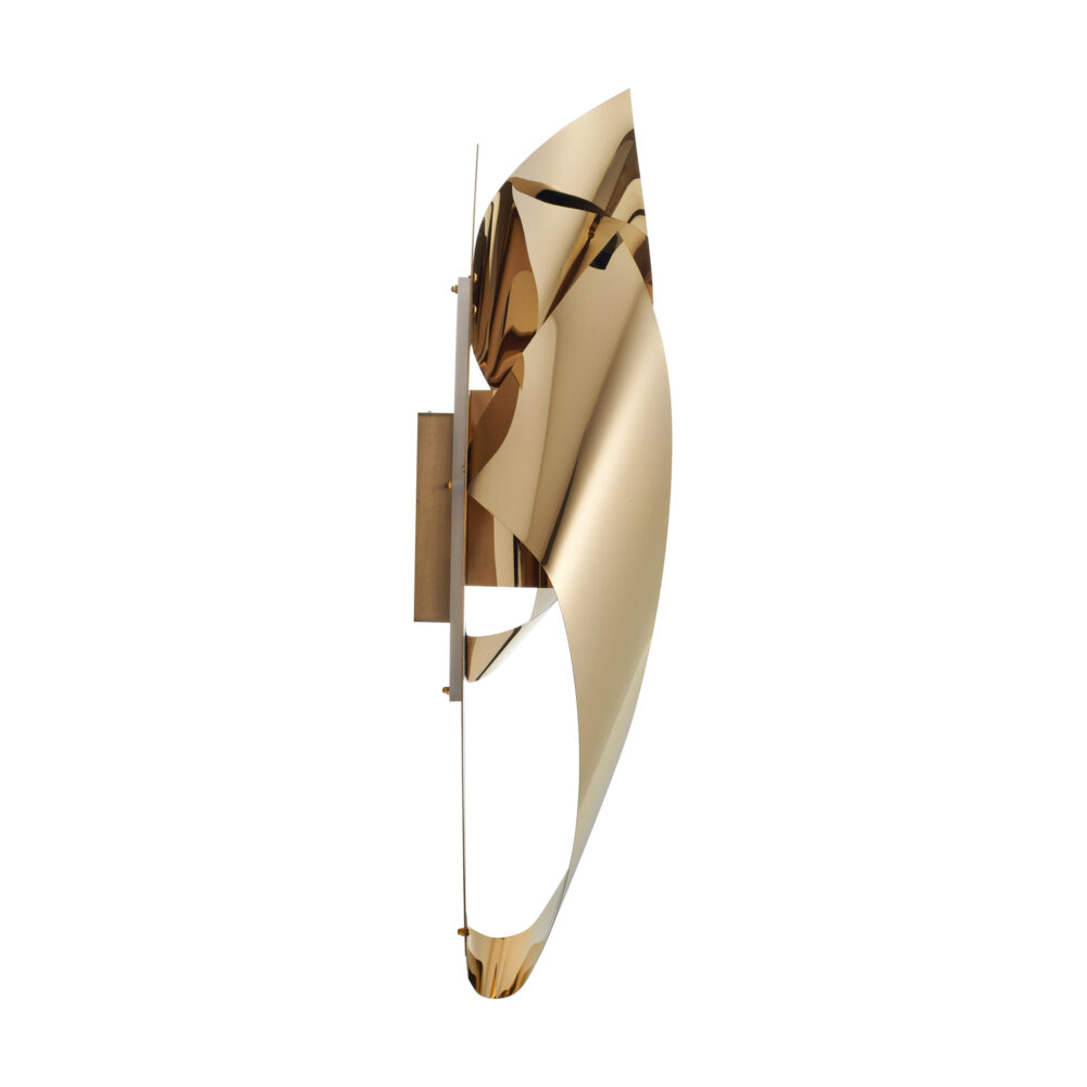 Gold Ribbon Wall Light Wall Lights