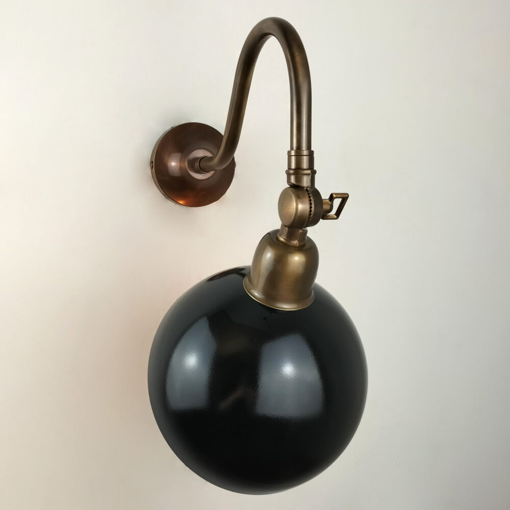 Adjustable Wall Light with Black Shade Brochure