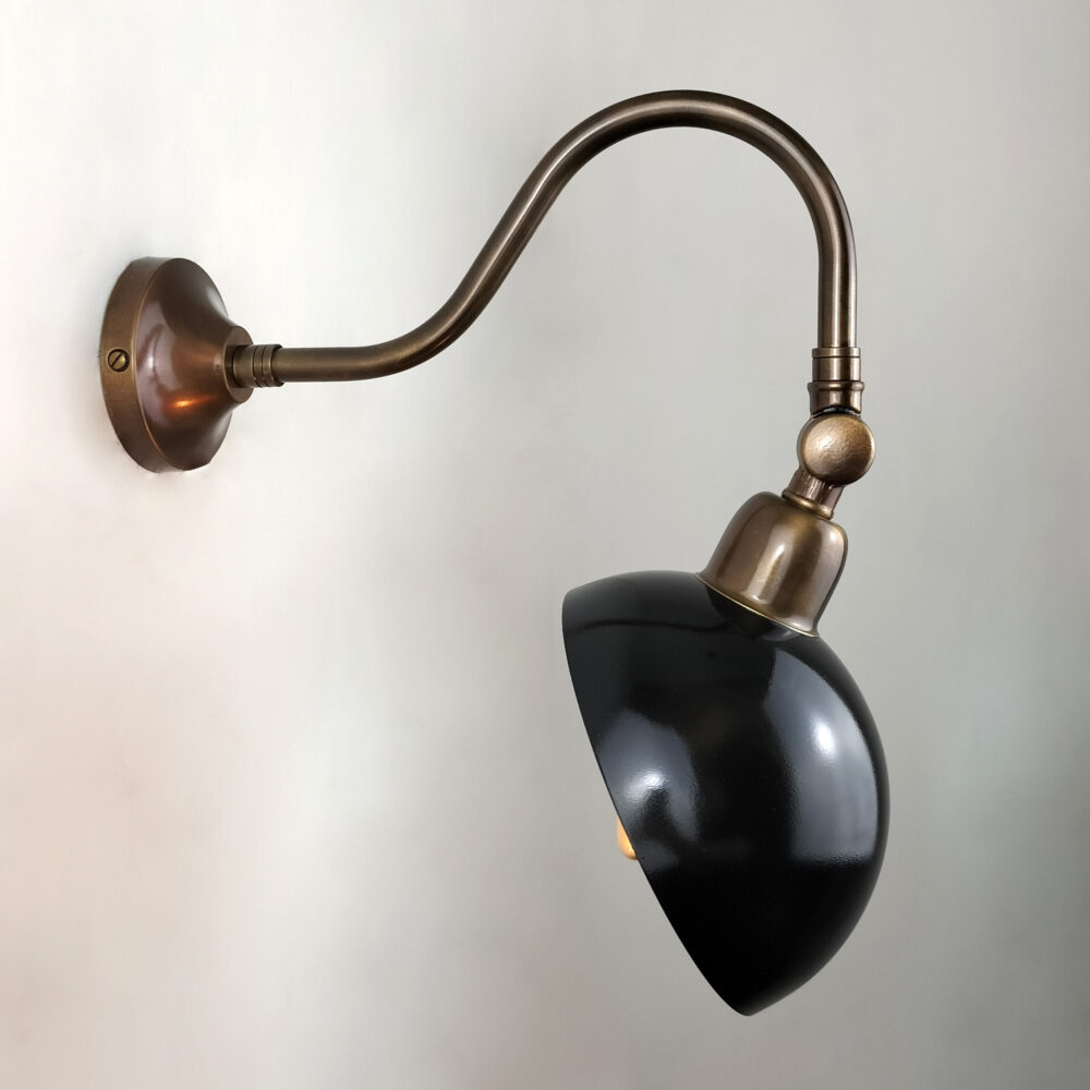 Adjustable Wall Light with Black Shade Brochure