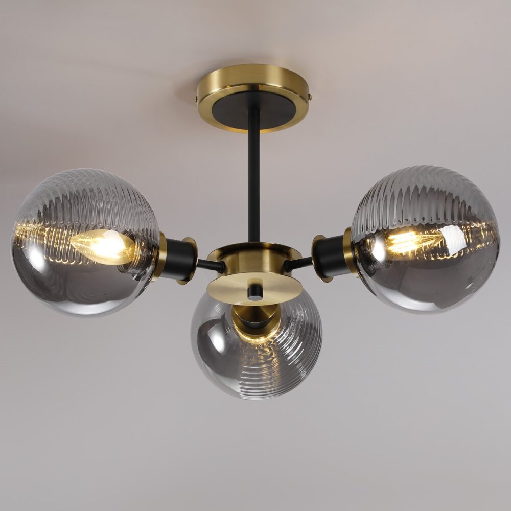 IP44 Semi-Flush Ceiling Light Bathroom