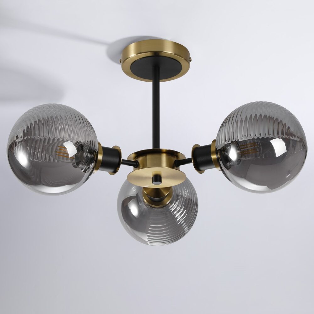 IP44 Semi-Flush Ceiling Light Bathroom