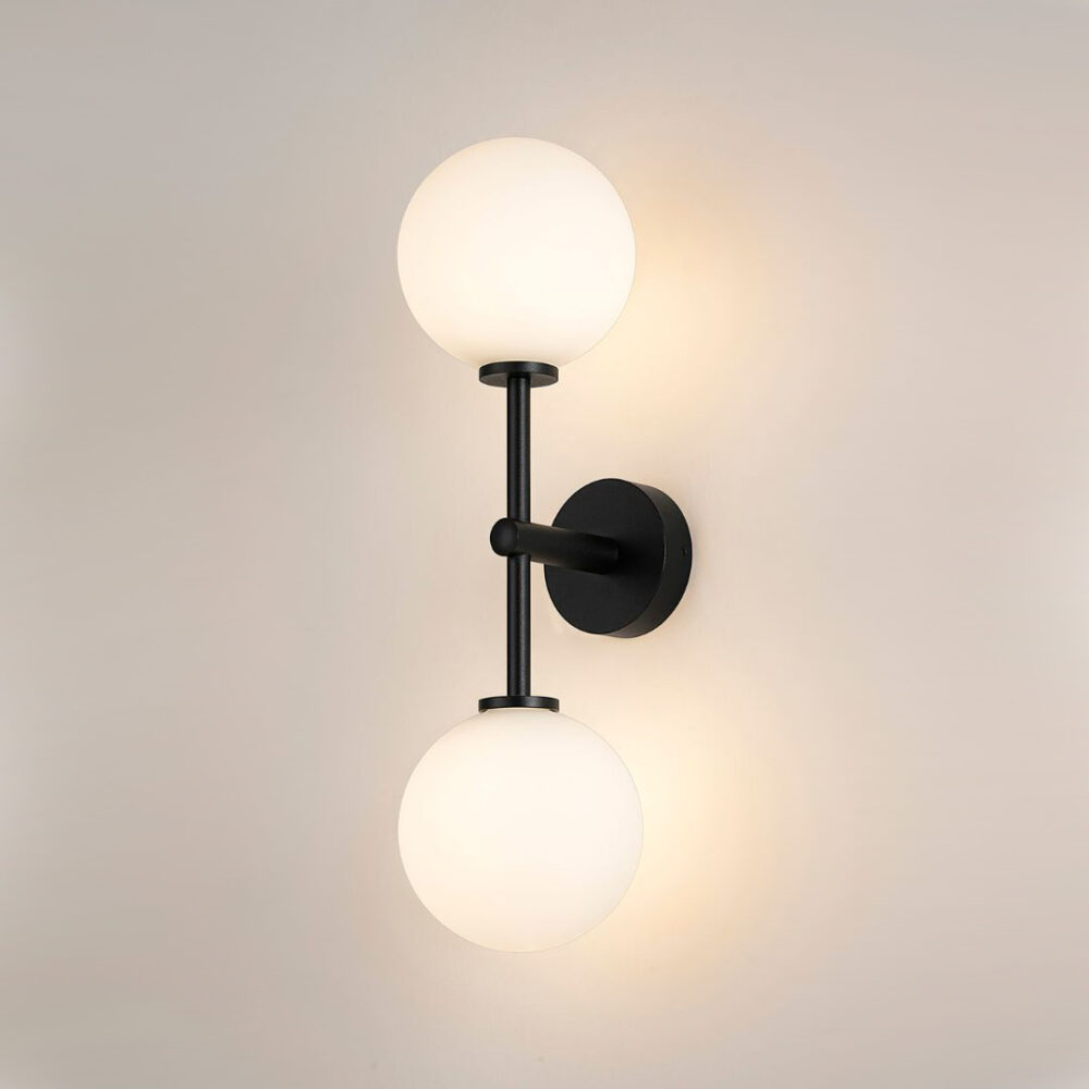 IP44 Two Arm Wall Light Bathroom