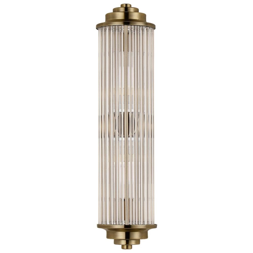 Gold Glass Rod Wall Light (IP44) Bathroom