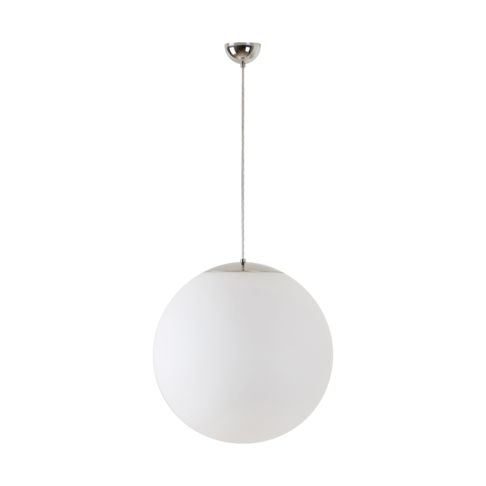 Large Opal Globe Pendant 600mm Ceiling