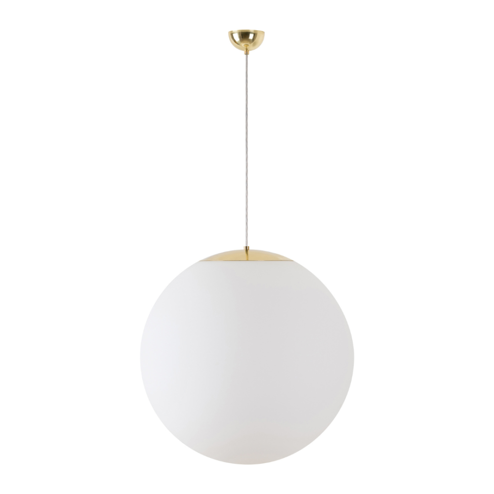 Large Opal Globe Pendant 600mm Ceiling