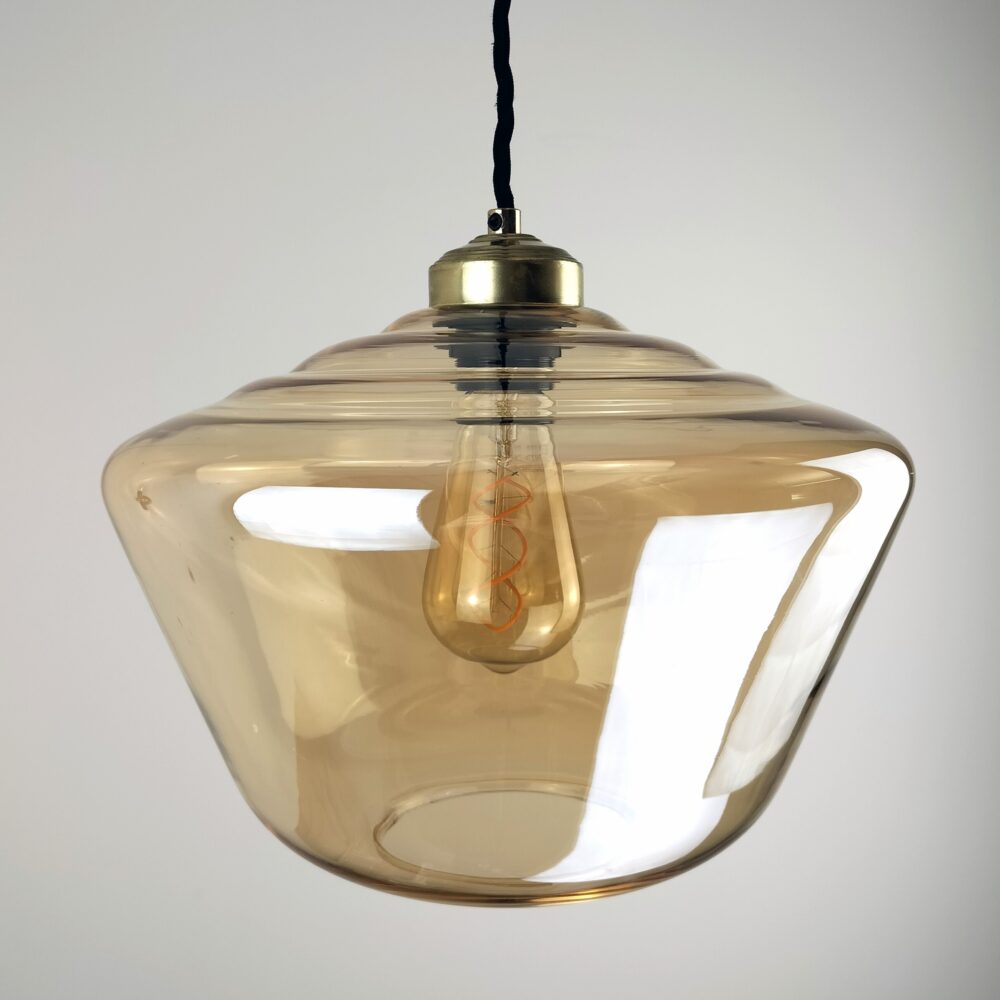 Ribbed Schoolhouse Glass Pendant Brochure