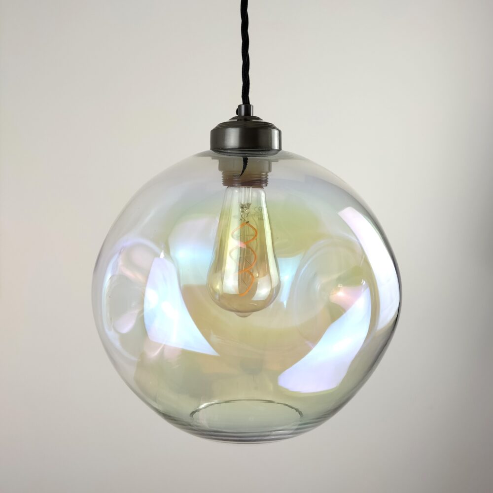 Iridescent Bubble Glass Pendant Brochure