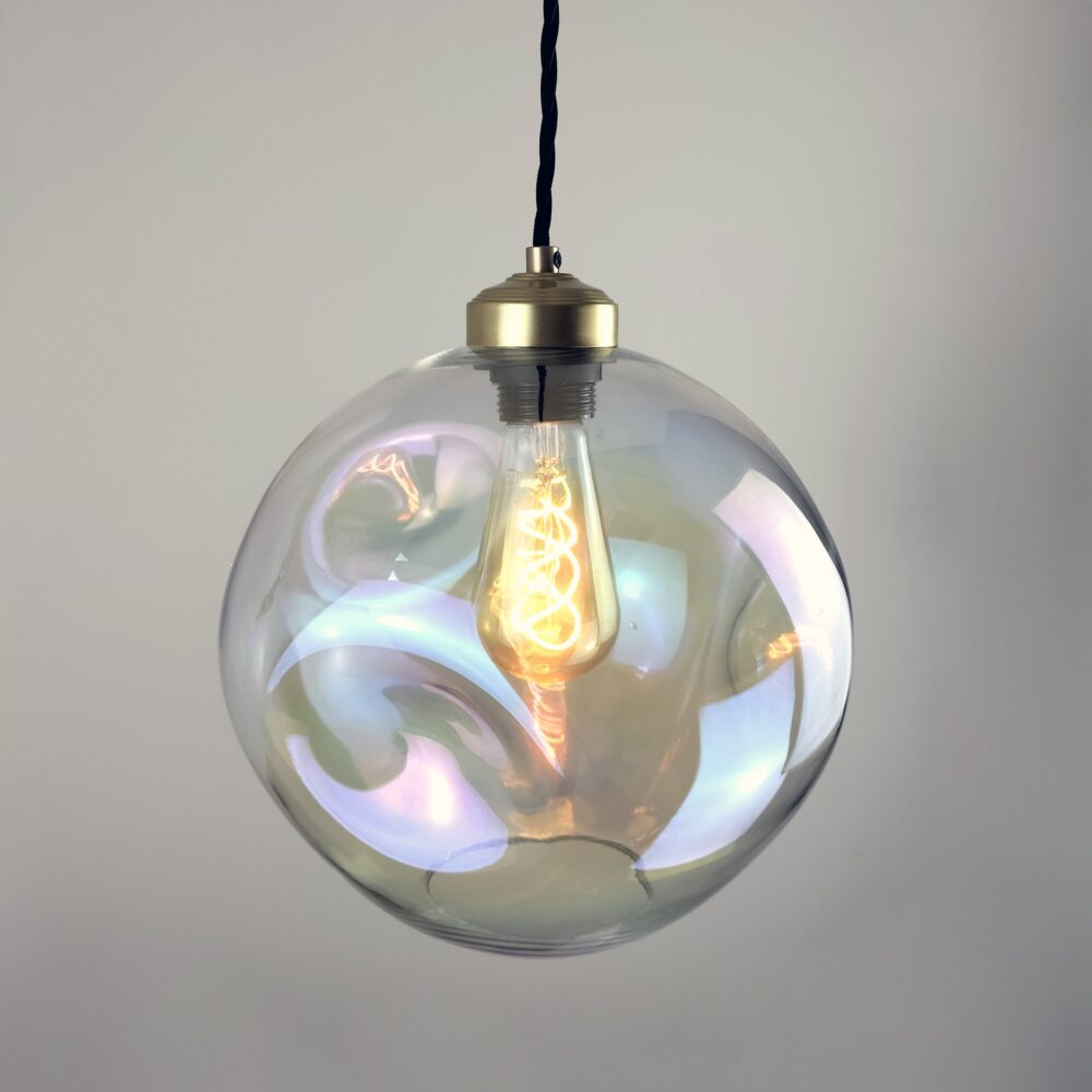 Iridescent Bubble Glass Pendant Brochure