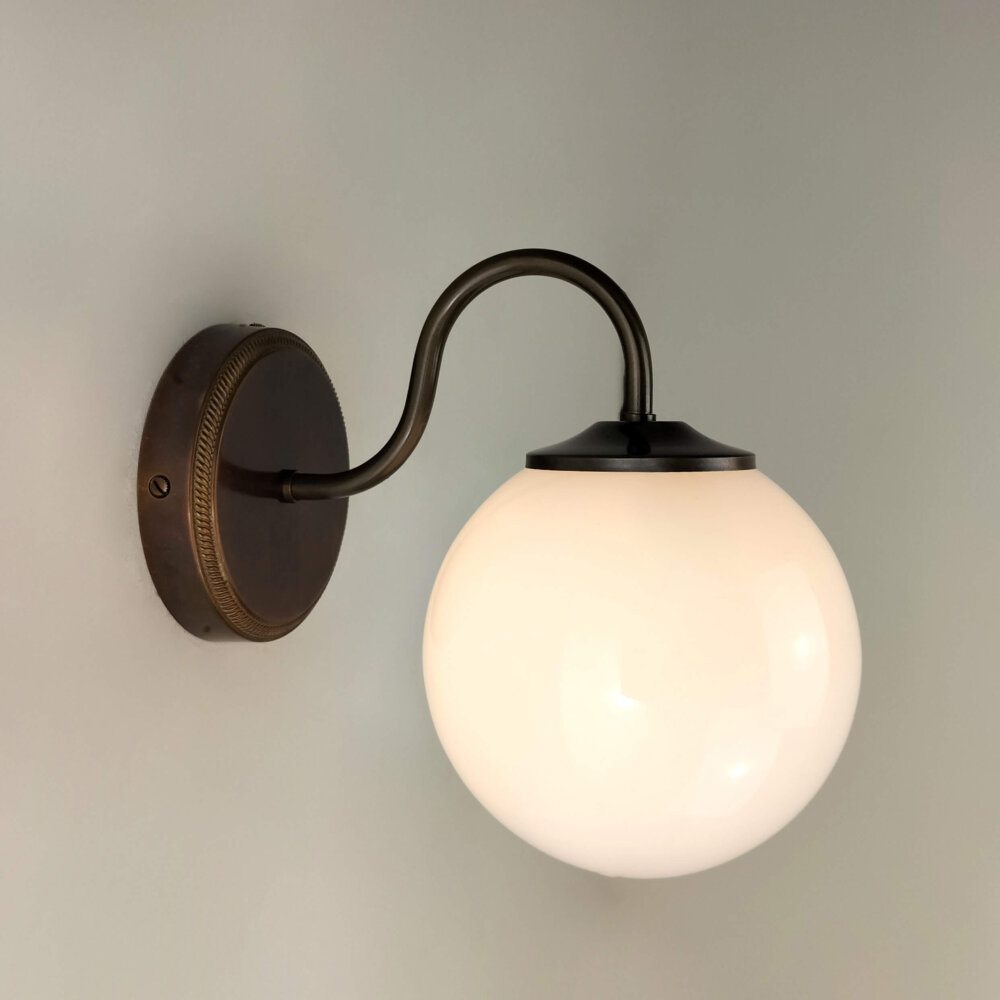 Detailed Opal Globe Wall Light Brochure