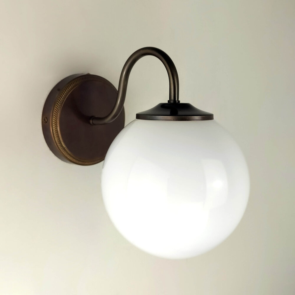 Detailed Opal Globe Wall Light Brochure