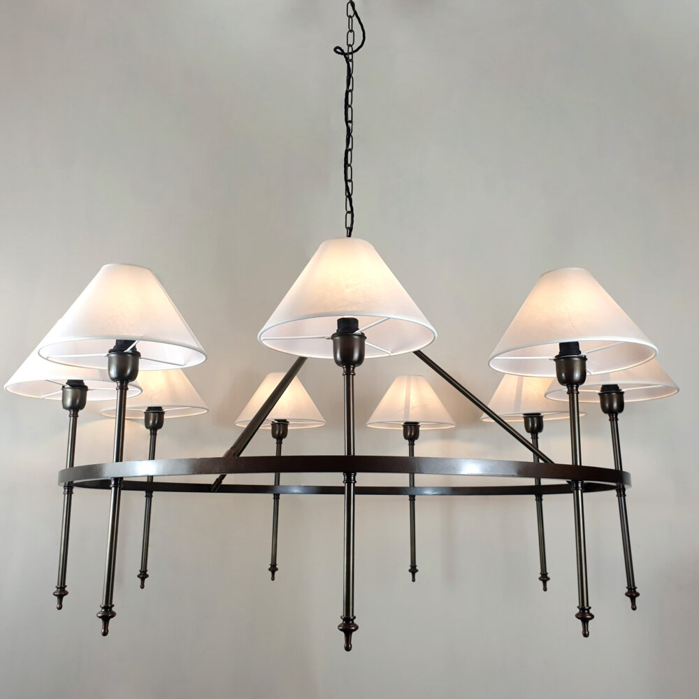 Gothic 9 Light Chandelier (Without Shades) Brochure