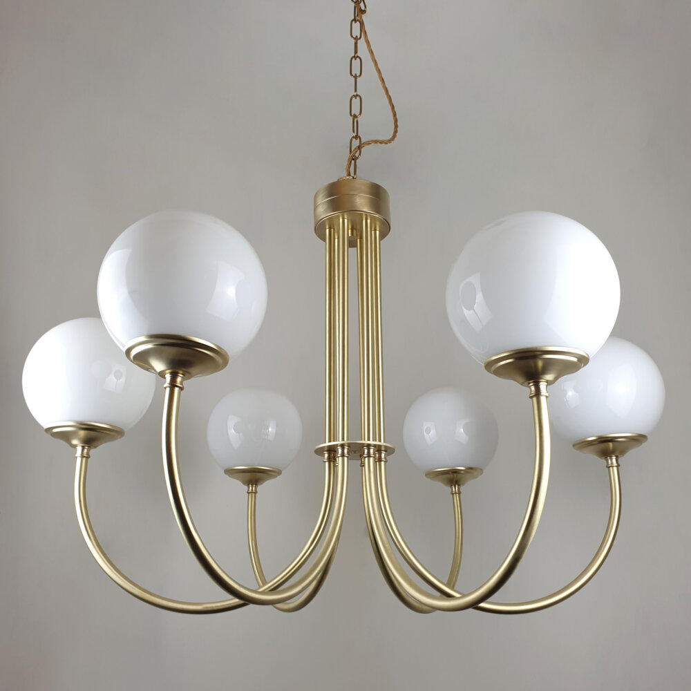 Six Arm Swan Neck Chandelier Brochure