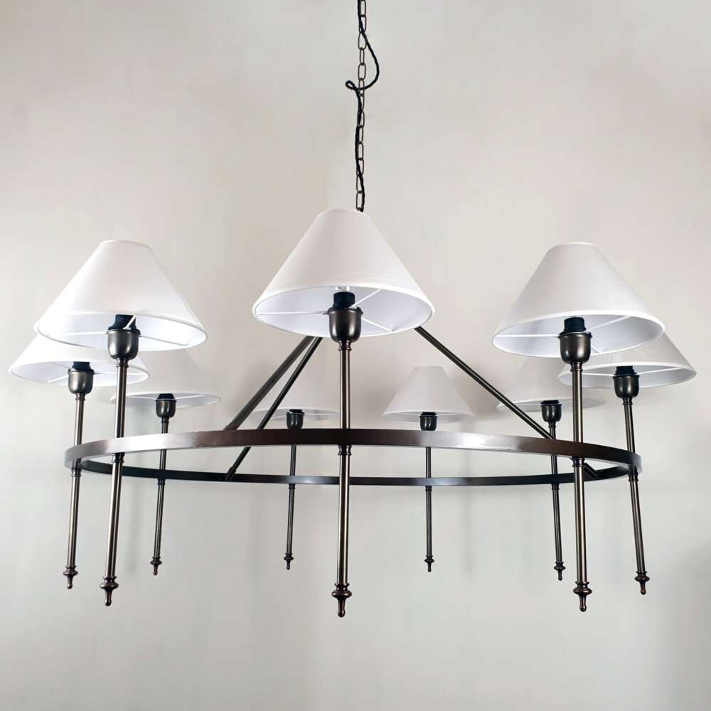 Gothic 9 Light Chandelier (Without Shades) Brochure