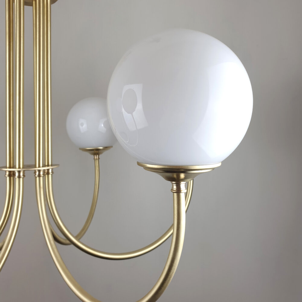 Six Arm Swan Neck Chandelier Brochure