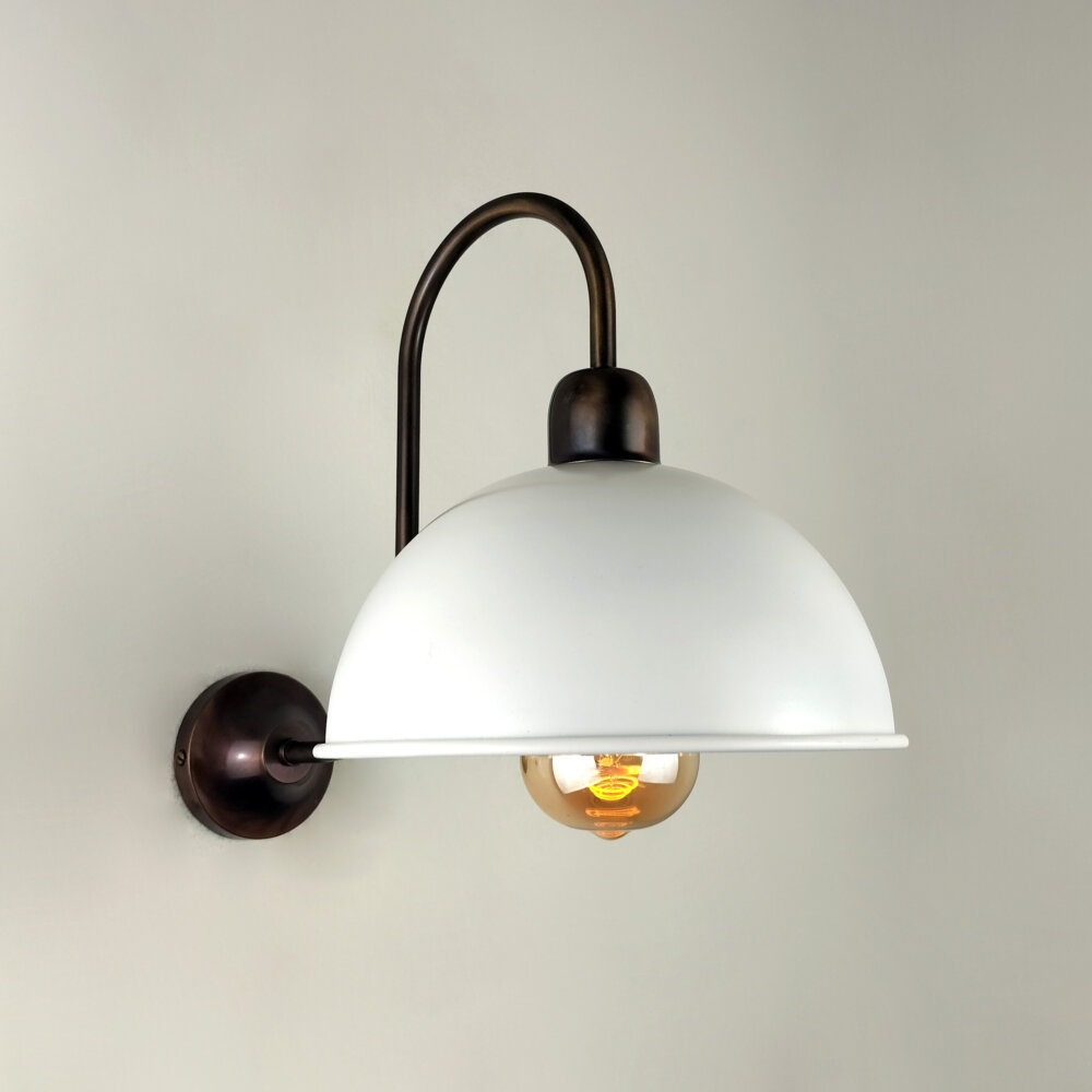 Swan Neck Wall Light with Dome Shade Brochure