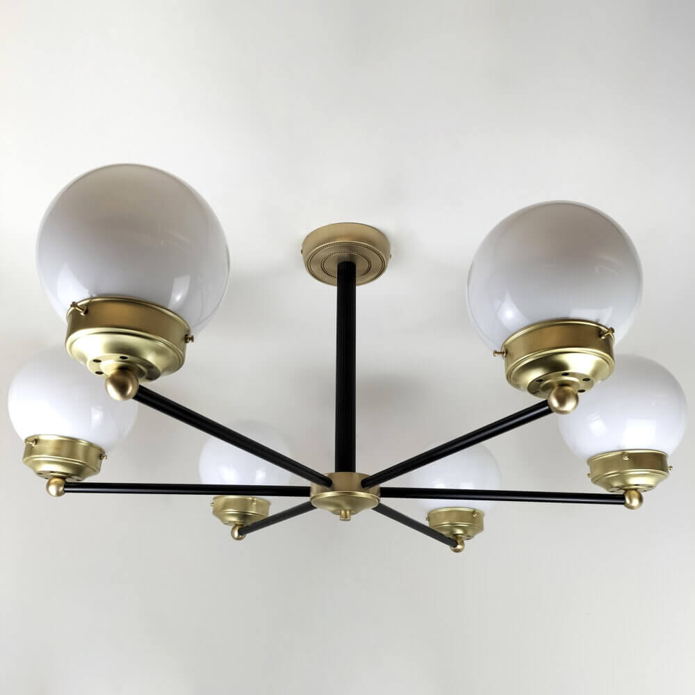 Two-Tone Semi Flush Chandelier Brochure