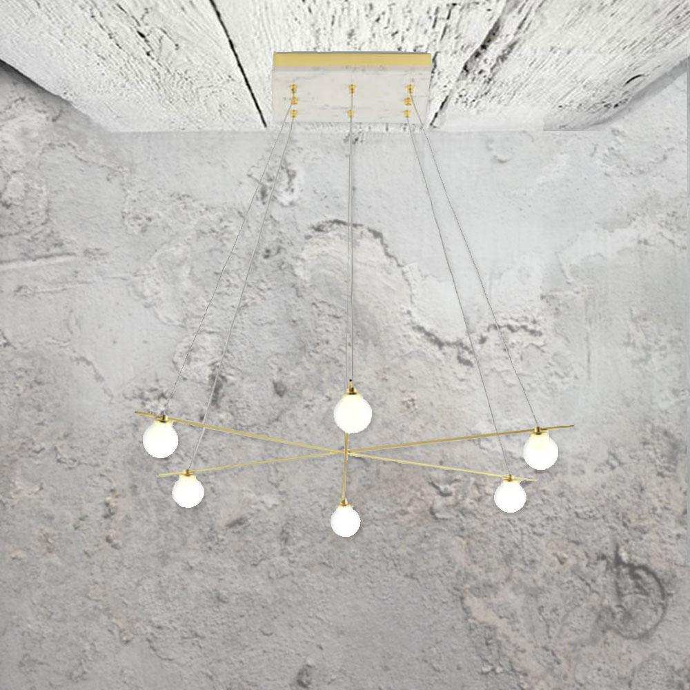 Gold Marble Pendant Light Cl 33542