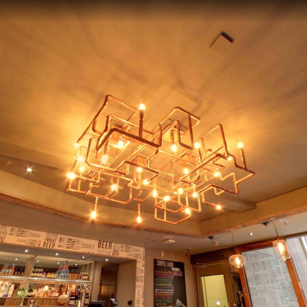 Copper Pipe Ceiling Light Fitting Mescar Innovations2019 Org